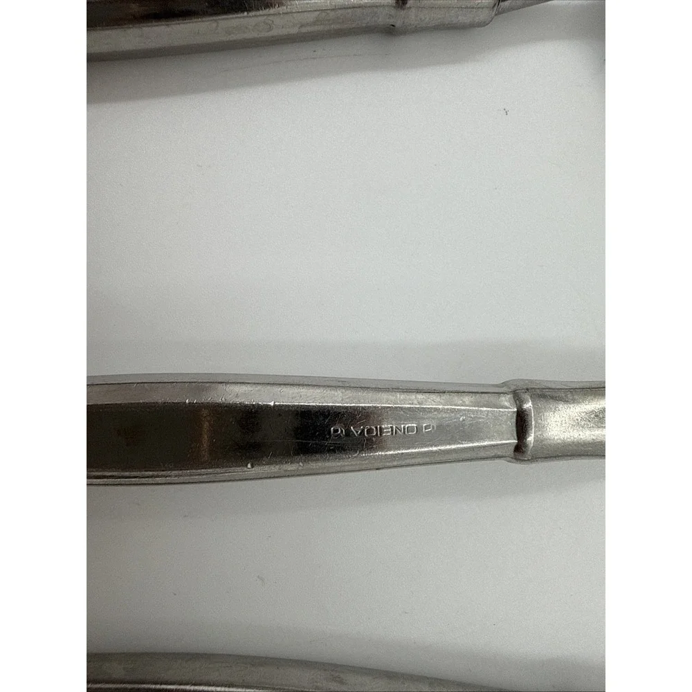 4 Serving Pieces Oneida Act 1 Cube Stainless Flatware Fork Spoons Ladle